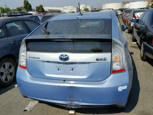 JTDKN3DP5D3031400 - 2013 TOYOTA PRIUS PLUG BLUE photo 10