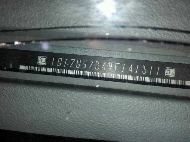 1G1ZG57B49F141311 - 2009 CHEVROLET MALIBU LS ლურჯი ფოტო 10