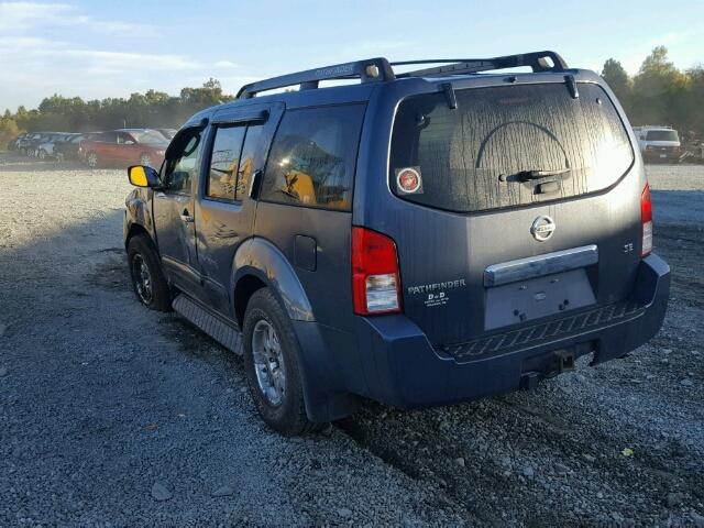 5N1AR18W45C756277 - 2005 NISSAN PATHFINDER GRAY photo 3