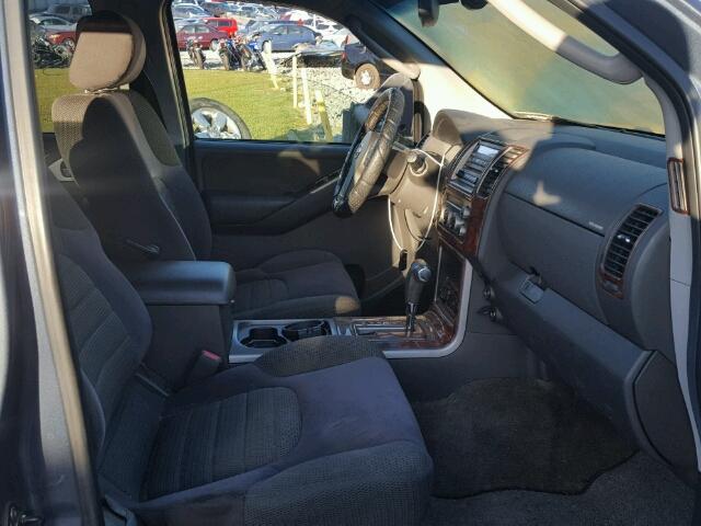 5N1AR18W45C756277 - 2005 NISSAN PATHFINDER GRAY photo 5