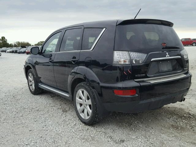 JA4JS4AX5BU020512 - 2011 MITSUBISHI OUTLANDER BLACK photo 3