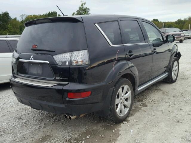 JA4JS4AX5BU020512 - 2011 MITSUBISHI OUTLANDER BLACK photo 4