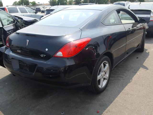 1G2ZH158864202465 - 2006 PONTIAC G6 GT BLACK photo 4