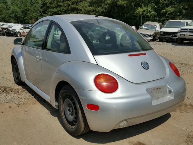 3VWBS21C41M418791 - 2001 VOLKSWAGEN NEW BEETLE ვერცხლისფერი ფოტო 3