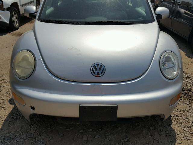 3VWBS21C41M418791 - 2001 VOLKSWAGEN NEW BEETLE ვერცხლისფერი ფოტო 9