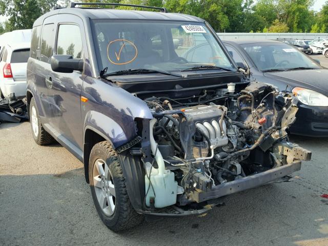 5J6YH277X9L004069 - 2009 HONDA ELEMENT EX BLUE photo 1