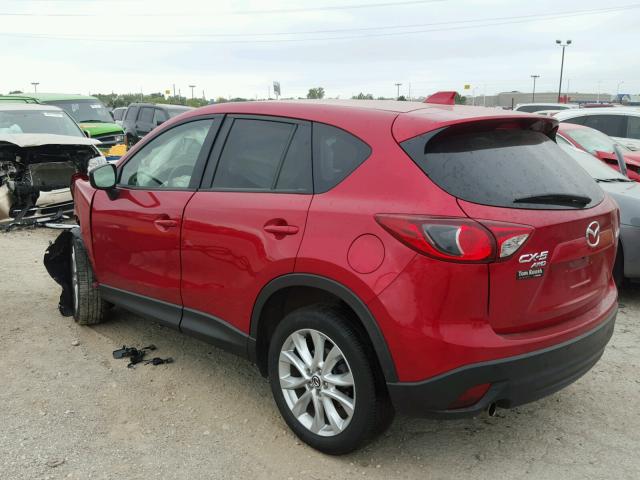 JM3KE4DY6F0466954 - 2015 MAZDA CX-5 RED photo 3