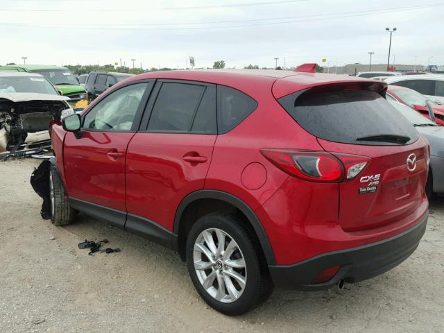 JM3KE4DY6F0466954 - 2015 MAZDA CX-5 RED photo 3