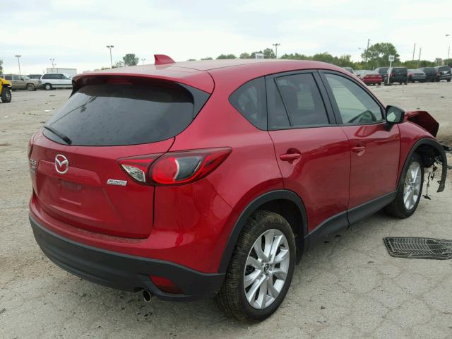 JM3KE4DY6F0466954 - 2015 MAZDA CX-5 RED photo 4