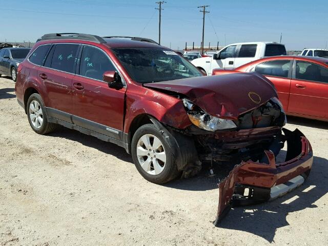 4S4BRCLC6B3367200 - 2011 SUBARU OUTBACK 2. BURGUNDY photo 1