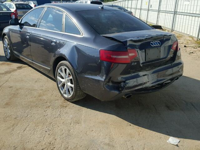 WAUFGAFB1AN048256 - 2010 AUDI A6 GRAY photo 3