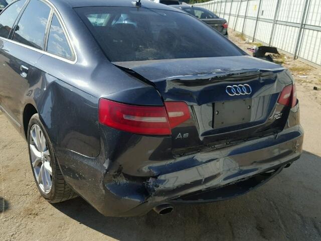 WAUFGAFB1AN048256 - 2010 AUDI A6 GRAY photo 9