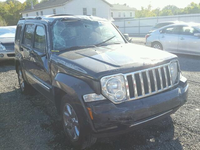 1J8GN58K38W148180 - 2008 JEEP LIBERTY LI BLACK photo 1