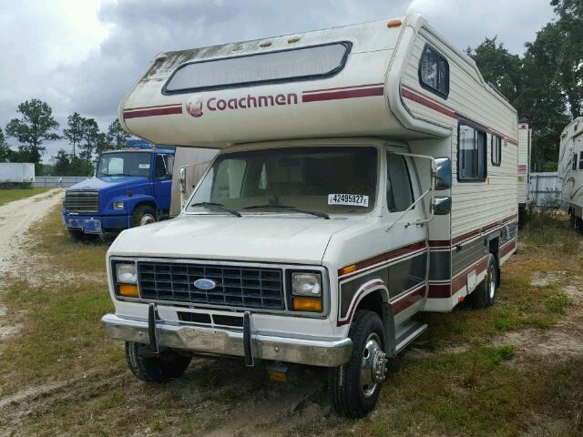 1FDKE30L7DHB43312 - 1983 FORD ECONOLINE BEIGE photo 2