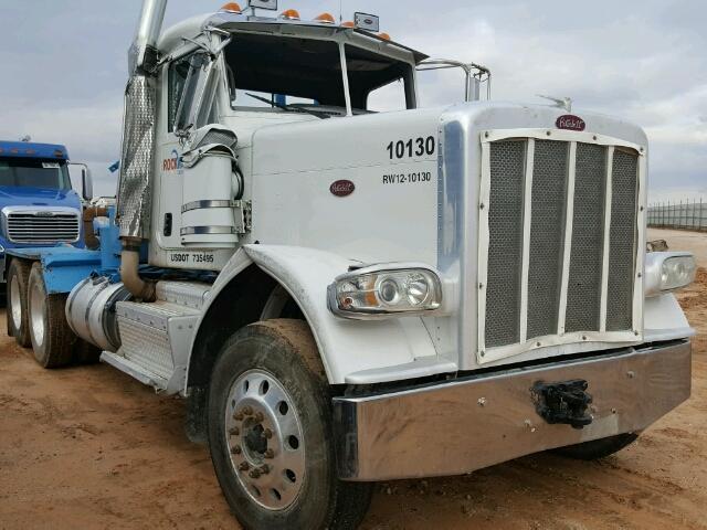 1XPWD49XXDD201102 - 2013 PETERBILT 388 WHITE photo 1