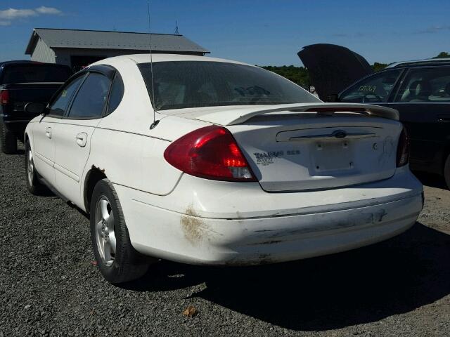 1FAFP55U72G153280 - 2002 FORD TAURUS WHITE photo 3