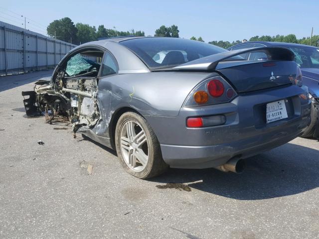 4A3AC84H73E169964 - 2003 MITSUBISHI ECLIPSE GT CHARCOAL photo 3