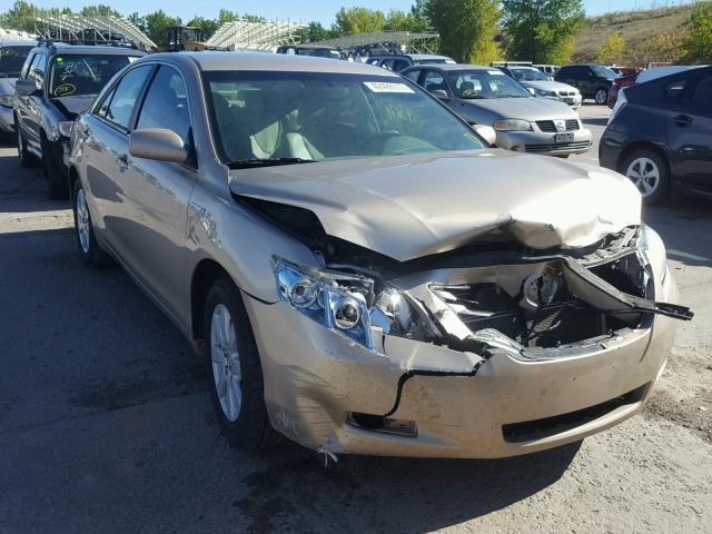 4T1BB46K78U036240 - 2008 TOYOTA CAMRY GOLD photo 1