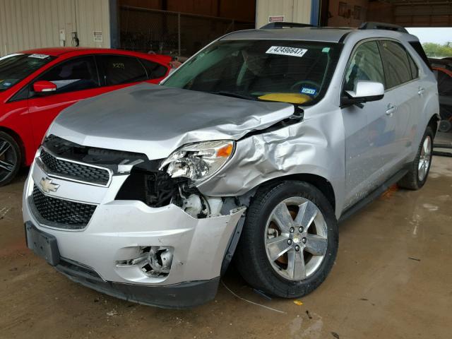 2GNFLPE52C6209130 - 2012 CHEVROLET EQUINOX LT SILVER photo 2