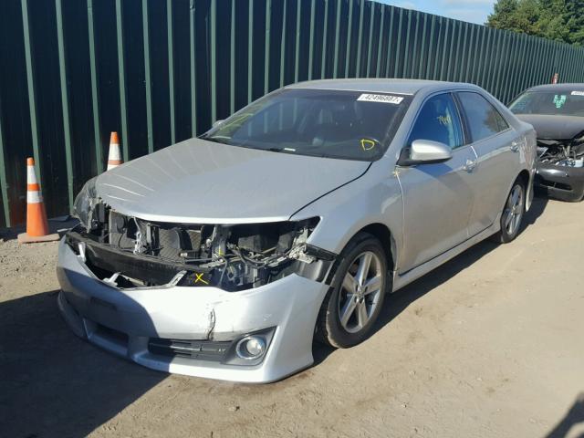 4T1BF1FK4DU282546 - 2013 TOYOTA CAMRY L SILVER photo 2