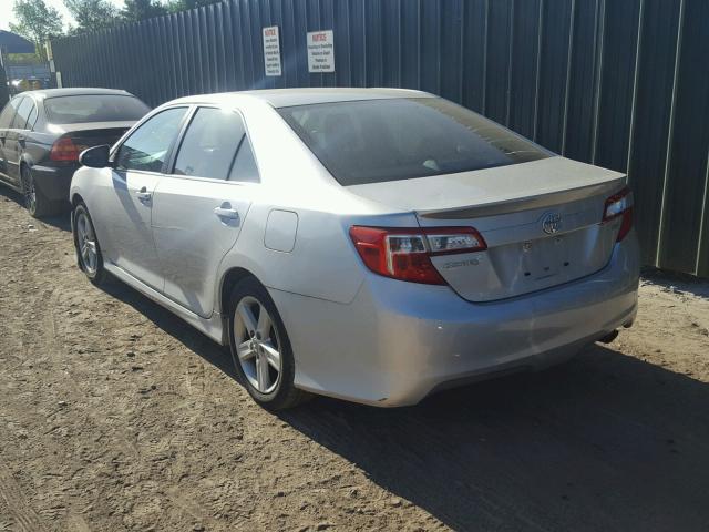 4T1BF1FK4DU282546 - 2013 TOYOTA CAMRY L SILVER photo 3