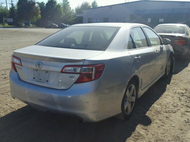 4T1BF1FK4DU282546 - 2013 TOYOTA CAMRY L SILVER photo 4