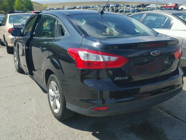 1FADP3F21EL278022 - 2014 FORD FOCUS BLACK photo 3