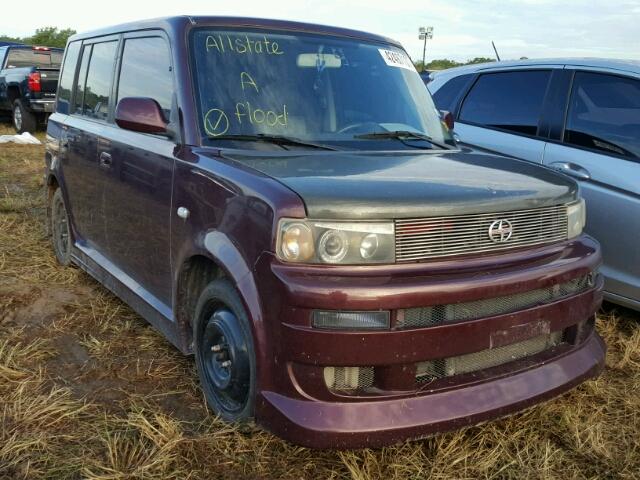 JTLKT334940154894 - 2004 TOYOTA SCION MAROON photo 1