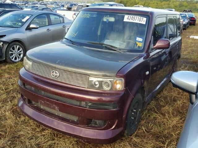 JTLKT334940154894 - 2004 TOYOTA SCION MAROON photo 2