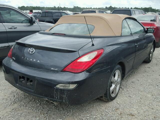 4T1FA38P57U118795 - 2007 TOYOTA CAMRY SOLA GRAY photo 4