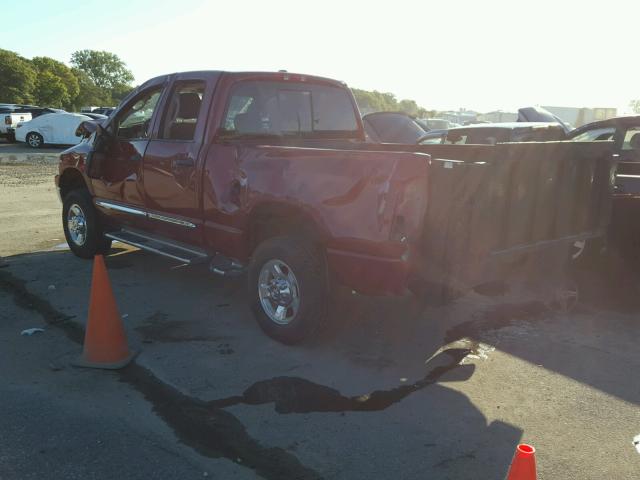 3D7KS28L69G507304 - 2009 DODGE RAM 2500 RED photo 3