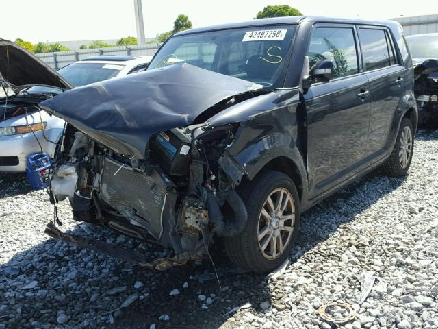 JTLKE50E181023221 - 2008 TOYOTA SCION XB Schwarz Foto 2