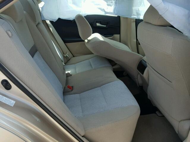 4T4BF1FK9CR272051 - 2012 TOYOTA CAMRY BASE GOLD photo 6