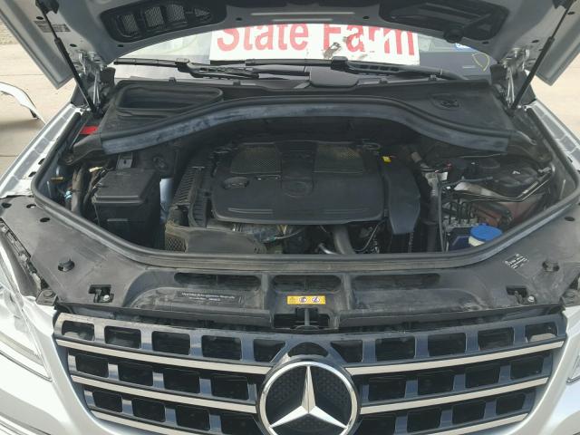 4JGDA5JB4FA450311 - 2015 MERCEDES-BENZ ML 350 SILVER photo 7