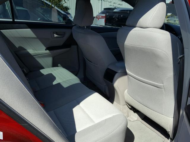 4T1BF1FKXGU575212 - 2016 TOYOTA CAMRY LE 红色 照片 6