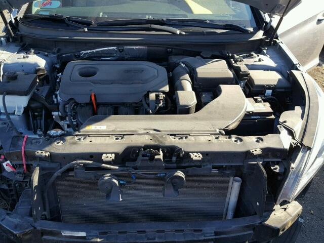 5NPE24AF0FH156982 - 2015 HYUNDAI SONATA SE ვერცხლისფერი ფოტო 7