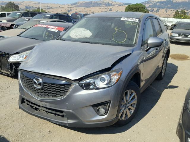 JM3KE4CY6F0458841 - 2015 MAZDA CX-5 TOURI SILVER photo 2