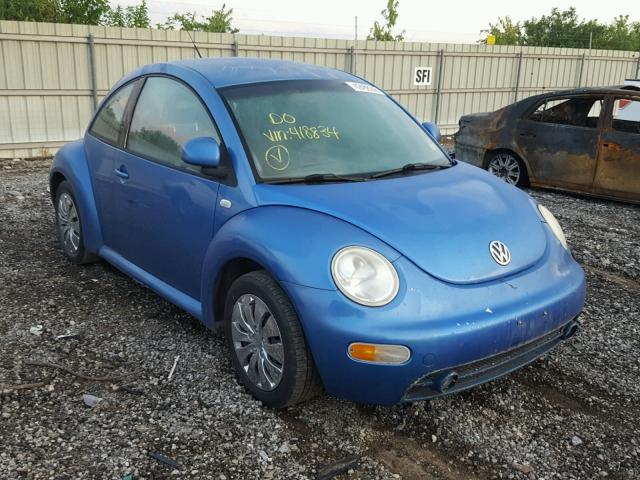 3VWCC21C4XM418834 - 1999 VOLKSWAGEN NEW BEETLE ლურჯი ფოტო 1