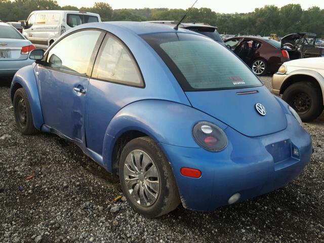 3VWCC21C4XM418834 - 1999 VOLKSWAGEN NEW BEETLE ლურჯი ფოტო 3