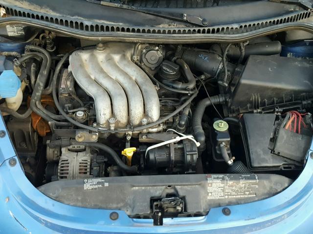 3VWCC21C4XM418834 - 1999 VOLKSWAGEN NEW BEETLE ლურჯი ფოტო 7