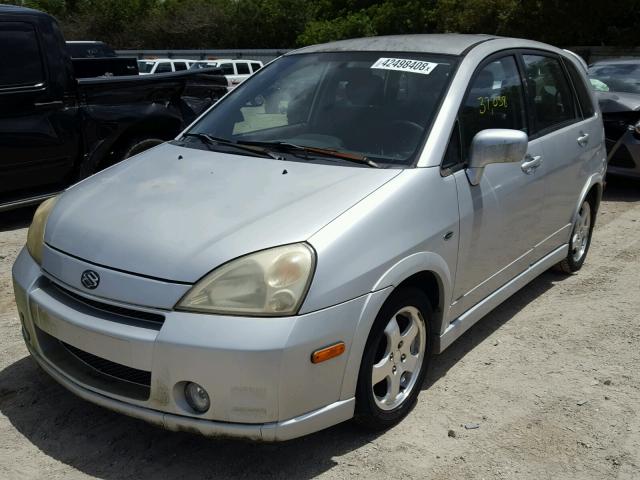 JS2RC61H845250882 - 2004 SUZUKI AERIO SX SILVER photo 2