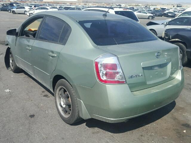 3N1AB61E18L755364 - 2008 NISSAN SENTRA 2.0 GREEN photo 3