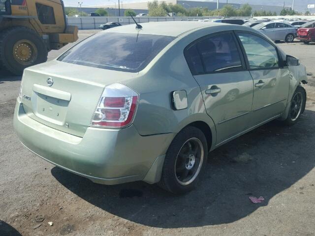 3N1AB61E18L755364 - 2008 NISSAN SENTRA 2.0 GREEN photo 4