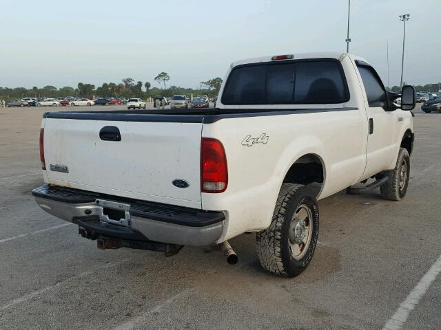 1FTNF21555EA88094 - 2005 FORD F250 SUPER YELLOW photo 4