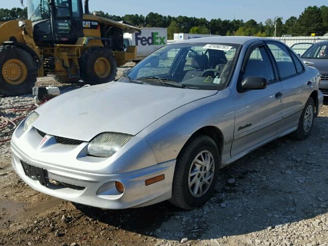 1G2JB524X17367786 - 2001 PONTIAC SUNFIRE SE SILVER photo 2