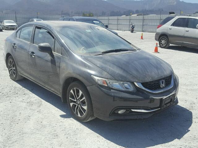 19XFB2F90DE222637 - 2013 HONDA CIVIC EXL 黑色 照片 1