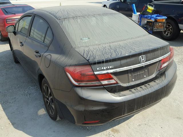 19XFB2F90DE222637 - 2013 HONDA CIVIC EXL 黑色 照片 3