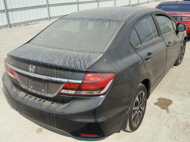 19XFB2F90DE222637 - 2013 HONDA CIVIC EXL 黑色 照片 4