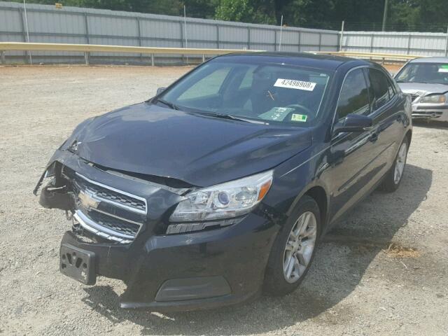 1G11C5SA8DF222148 - 2013 CHEVROLET MALIBU 1LT BLACK photo 2