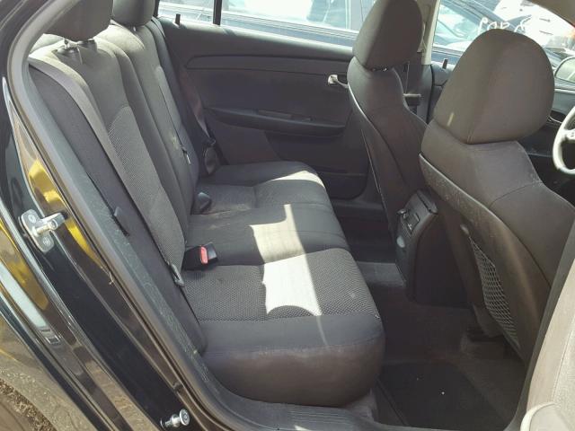 1G1ZC5EU3CF118495 - 2012 CHEVROLET MALIBU 1LT შავი ფოტო 6